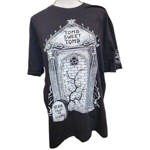 Blackcraft Cult 'Tomb Sweet Tomb' Tee Size Large Black Goth Horror